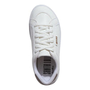 Tênis Santa Lolla Branco Detalhe Marrom E Metal Dourado