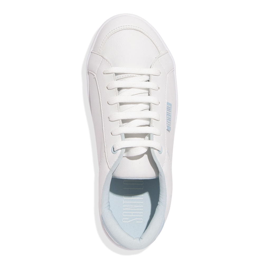 Tênis Santa Lolla Branco E Azul