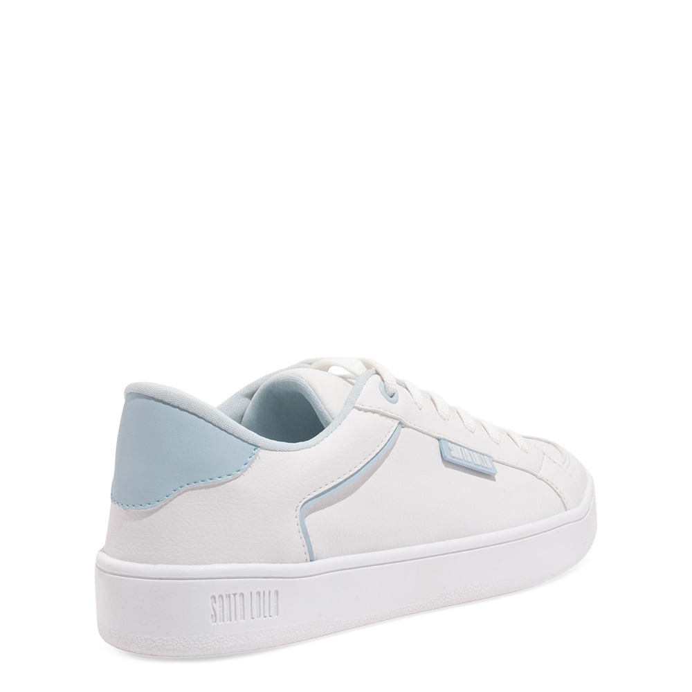 Tênis Santa Lolla Branco E Azul
