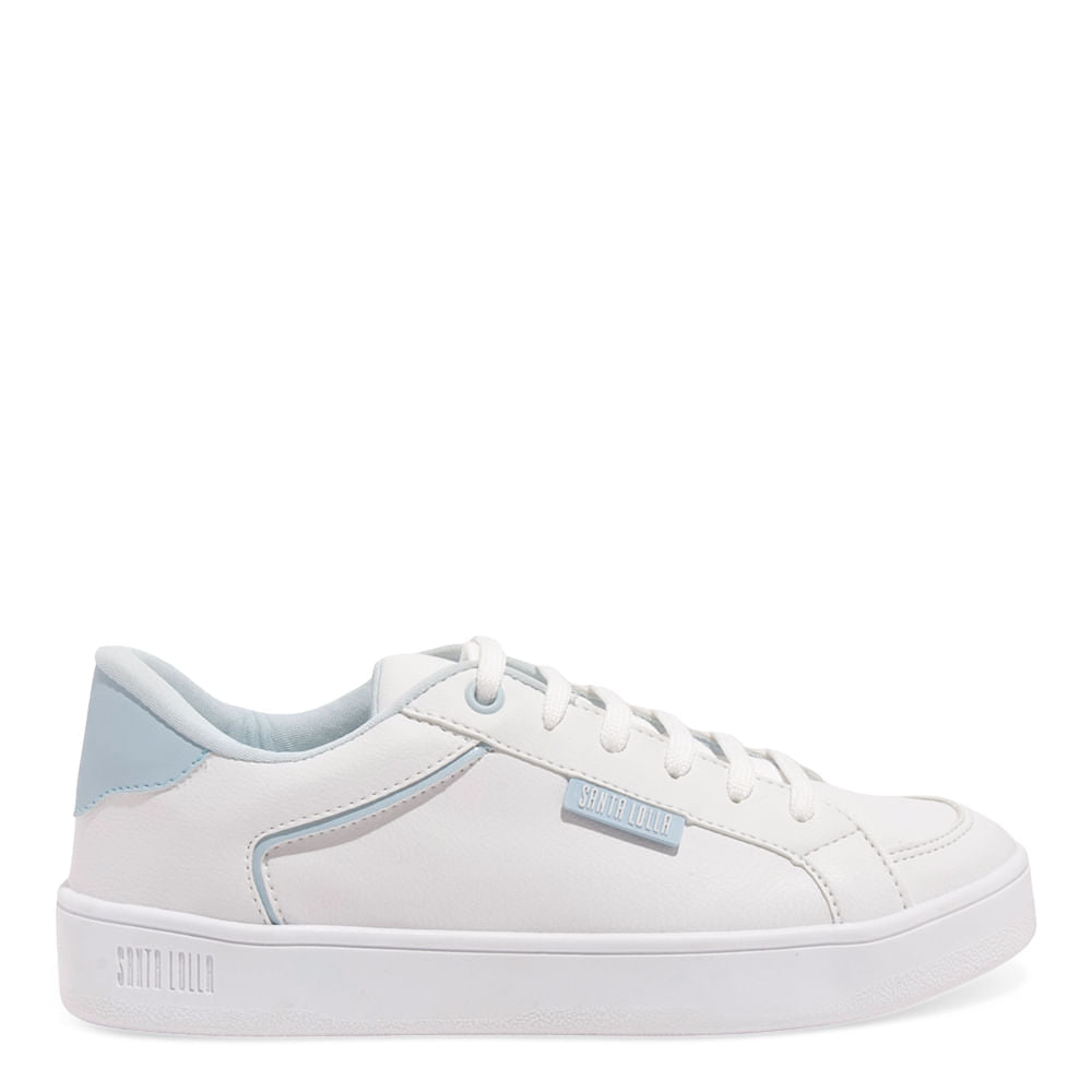 Tênis Santa Lolla Branco E Azul
