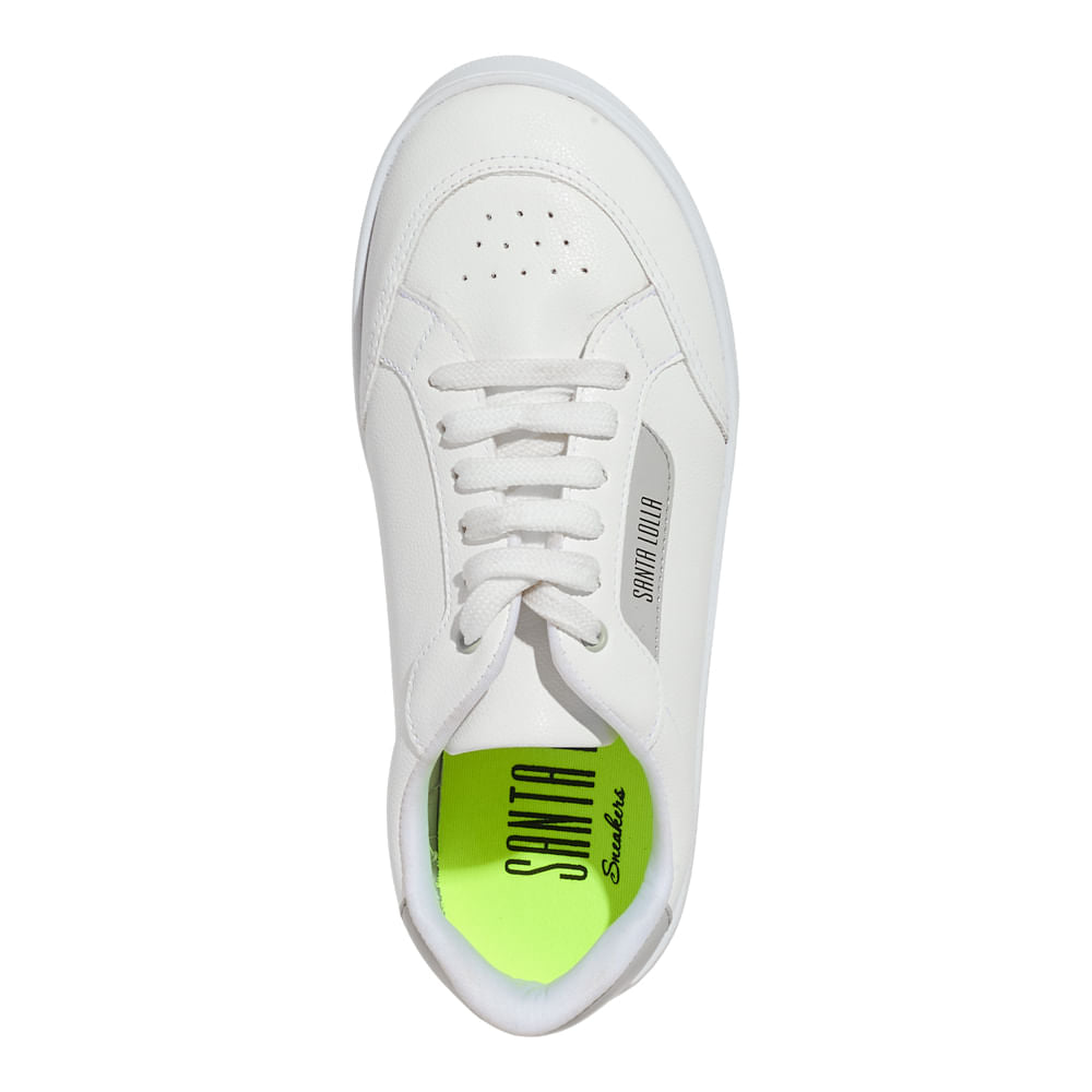 Tênis Santa Lolla Branco Sola Alta Floater Lux