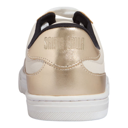 Tênis Santa Lolla Dourado Metalizado