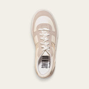 Tênis Santa Lolla Off White Camurça Detalhe Prata