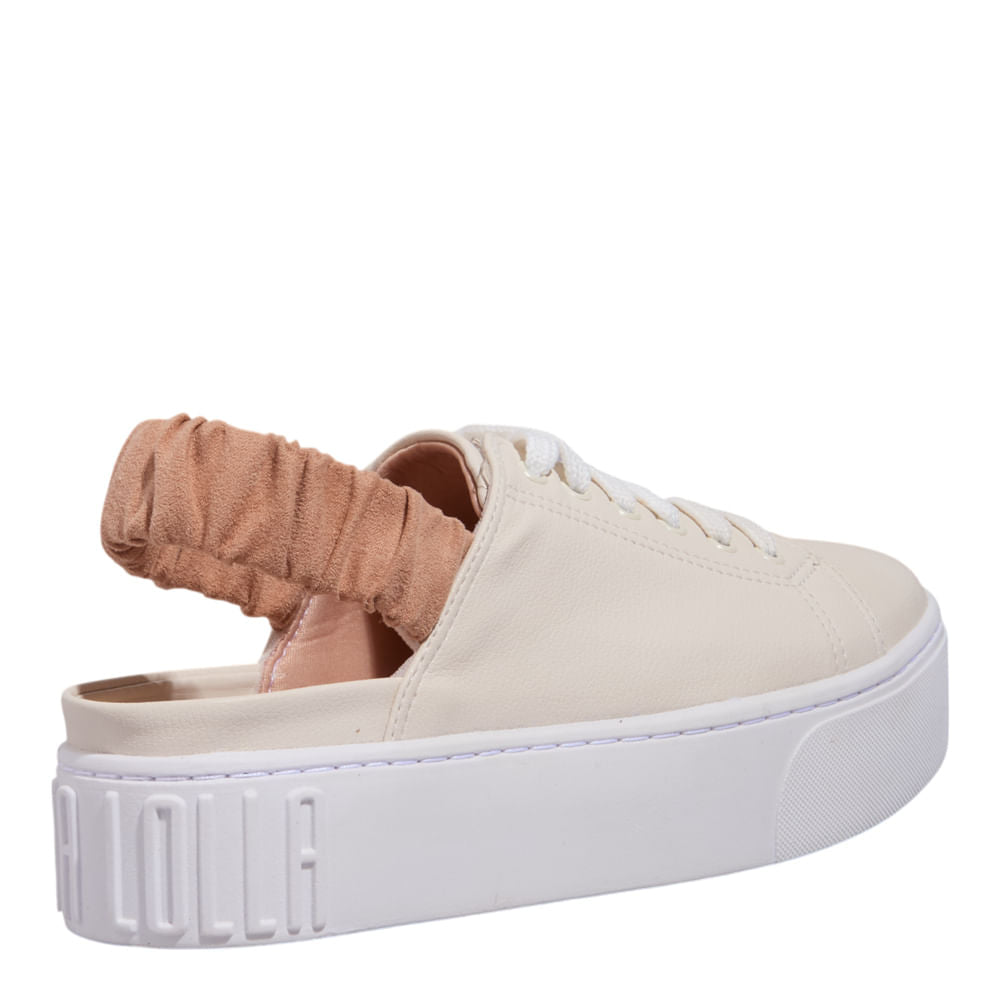 Tênis Santa Lolla Off White Elástico