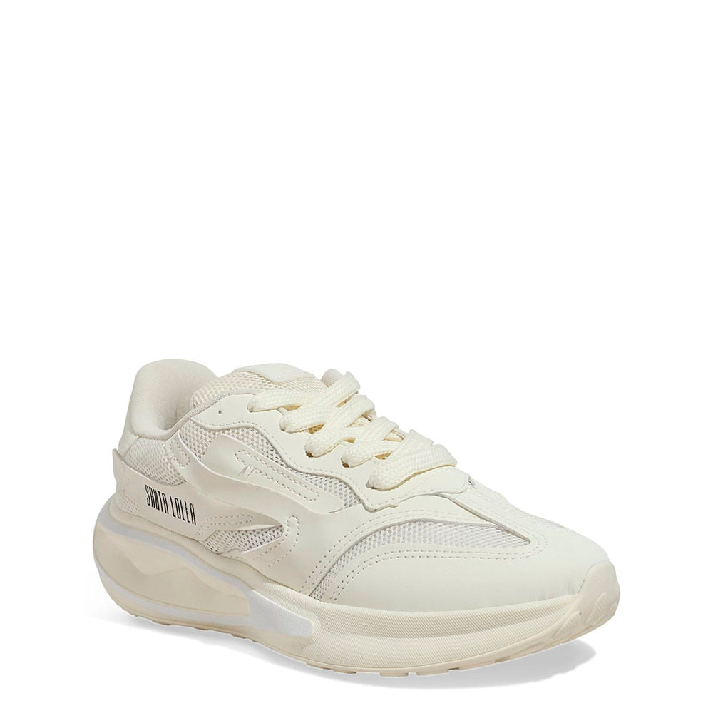Tênis Santa Lolla Off White Sola Alta Tratorada