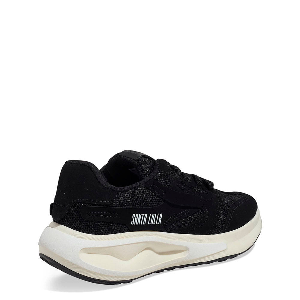 Tênis Santa Lolla Preto Nylon Sola Alta
