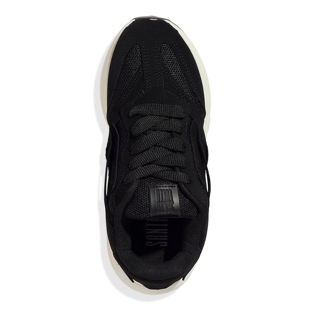 Tênis Santa Lolla Preto Nylon Sola Alta