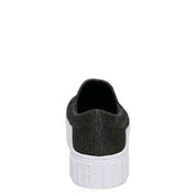 Tênis Slip On Santa Lolla Preto Brilho Sola Alta