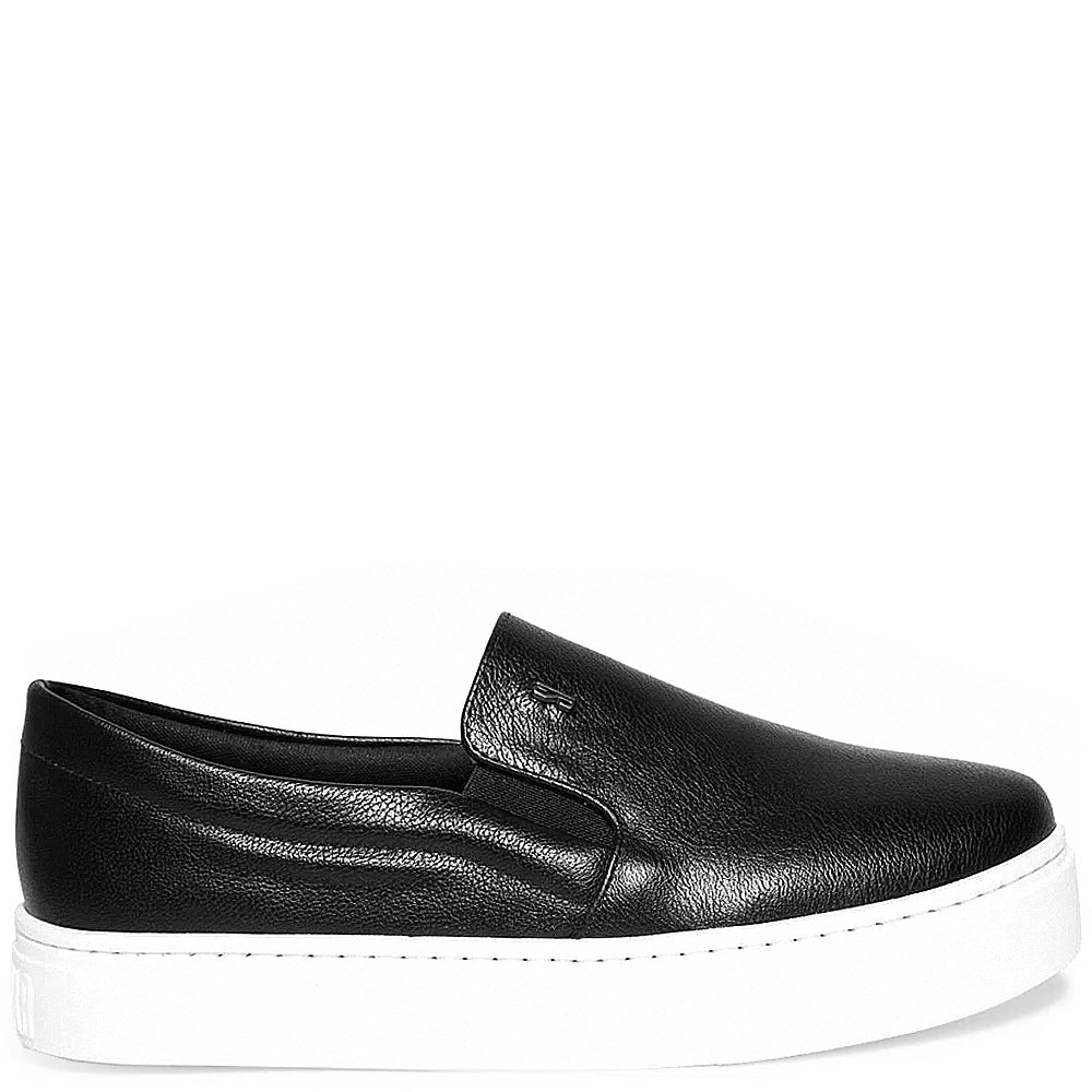 Tênis Slip On Santa Lolla Preto Sola Branca