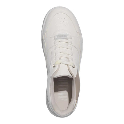 Tênis Sneaker Santa Lolla Branco Detalhe Prata