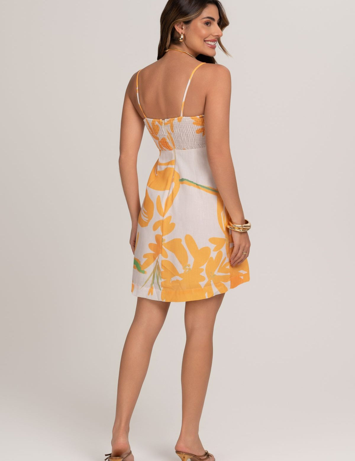 Vestido Curto Estampa Sol Nascente Frysaide
