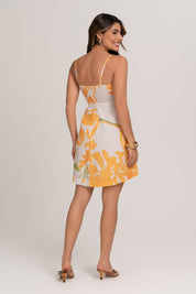 Vestido Curto Estampa Sol Nascente Frysaide