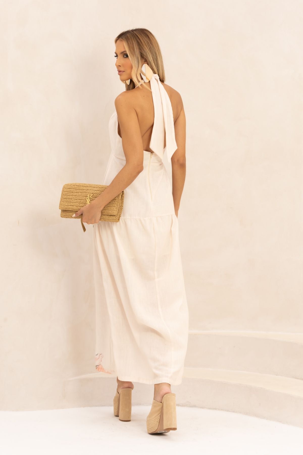 Vestido Midi Estampa Brisa Leve Frysaide