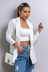 Blazer Off White Alfaiataria Ombreiras Frysaide
