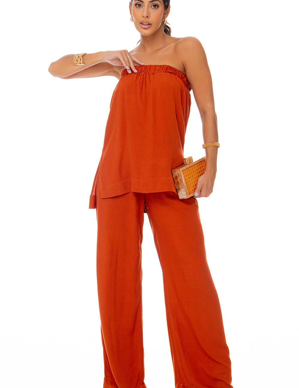 Blusa Avelã Viscose Frysaide