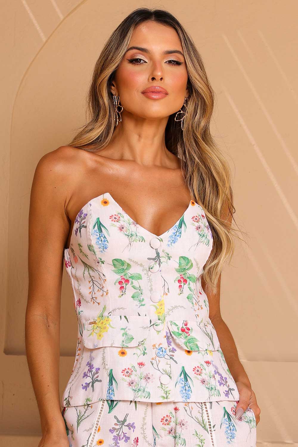 Blusa Tomara Que Caia Estampada Frysaide