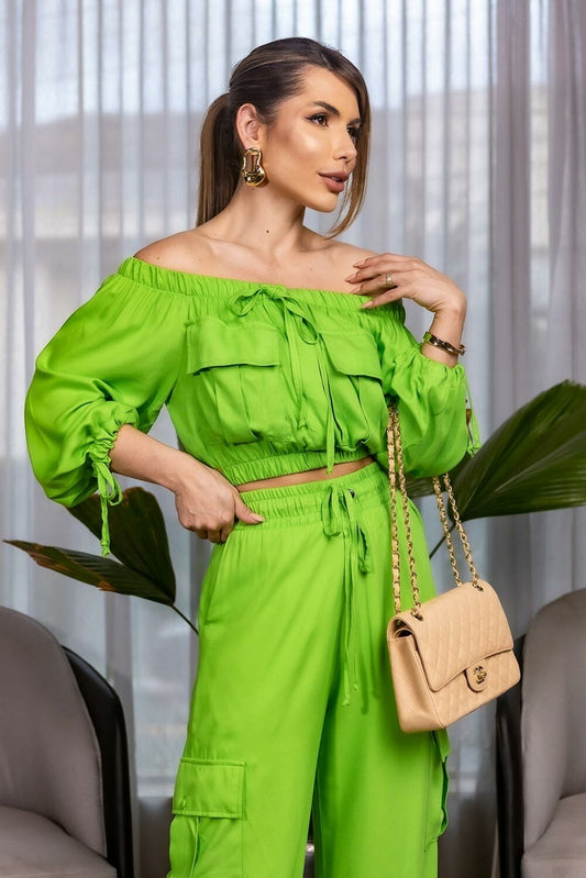 Blusa Verde Cargo Frysaide