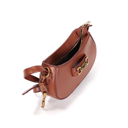 Bolsa Baguete Santa Lolla Caramelo Alça Transversal