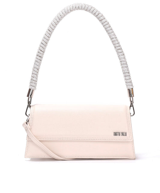 Bolsa Baguete Santa Lolla Gelo Transversal
