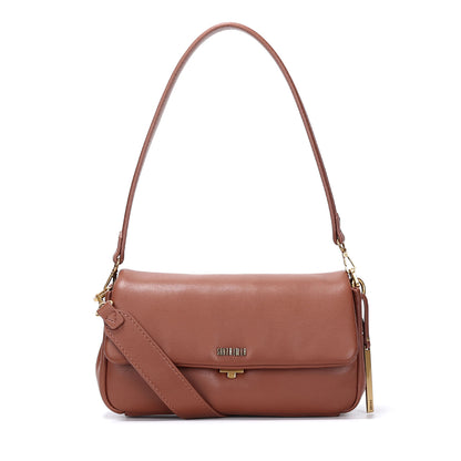 Bolsa Baguete Santa Lolla Marrom Alça Média