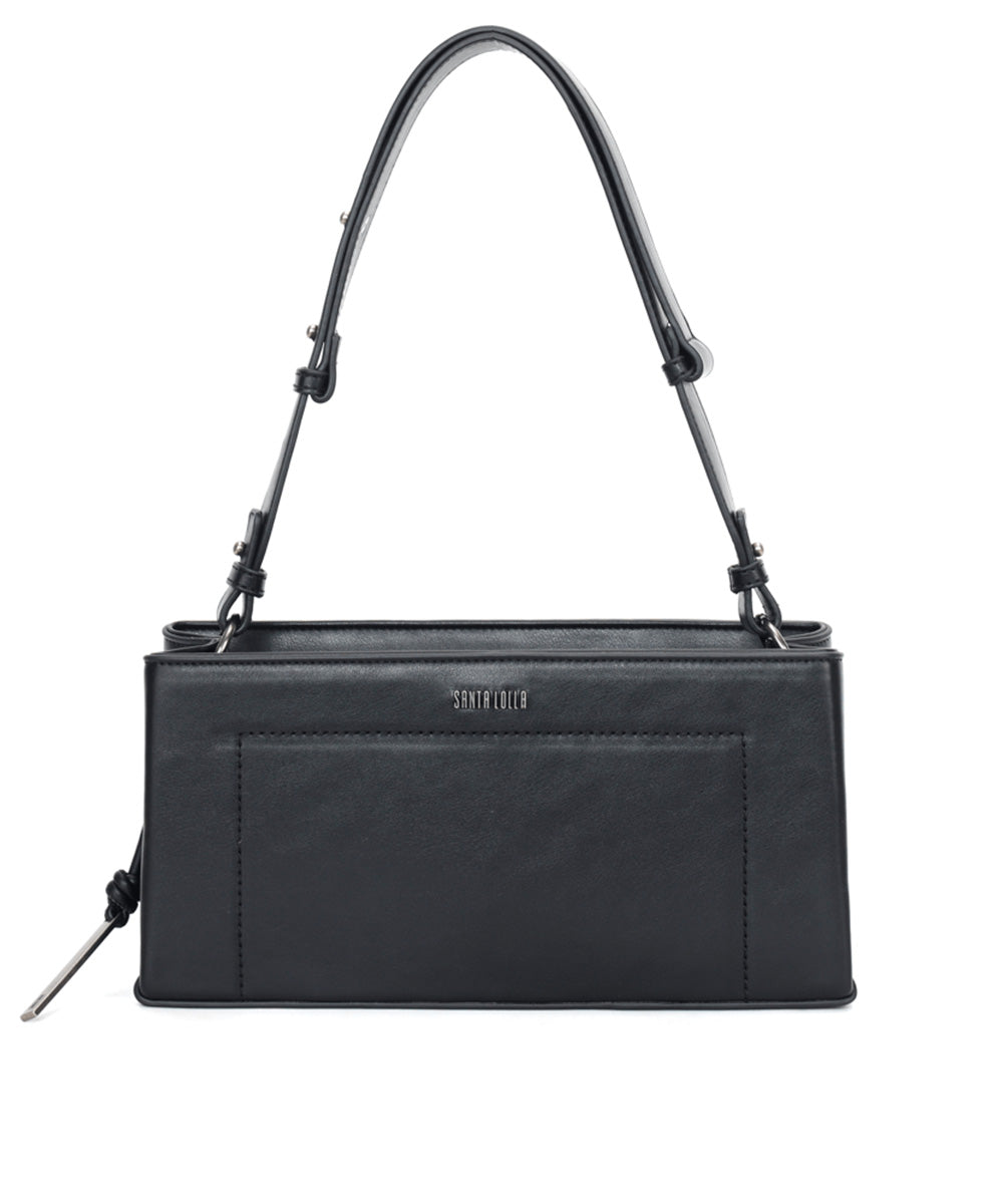 Bolsa Baguete Santa Lolla Preta Transversal