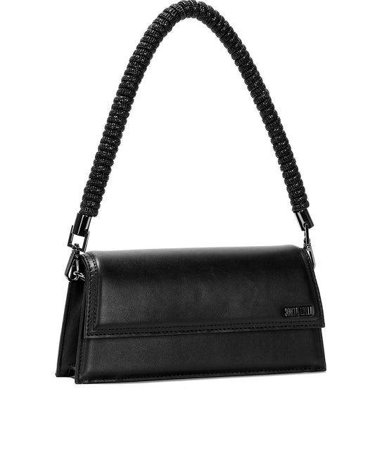 Bolsa Baguete Santa Lolla Preta Transversal