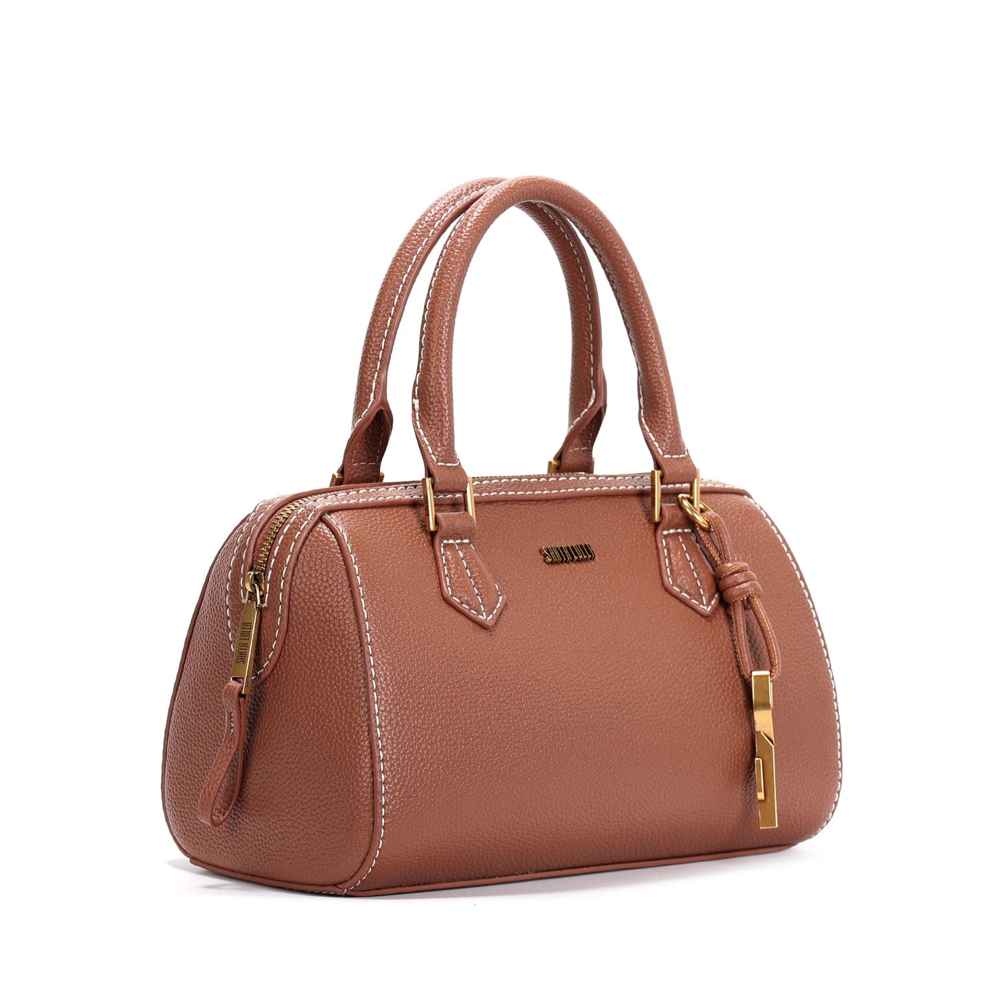 Bolsa Baú Santa Lolla Marrom Alça De Ombro