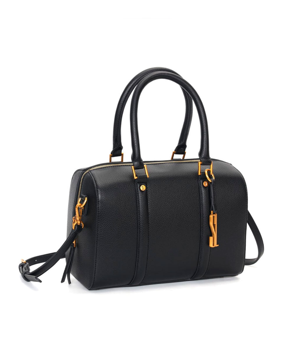 Bolsa Bau Santa Lolla Preta Alça Transversal