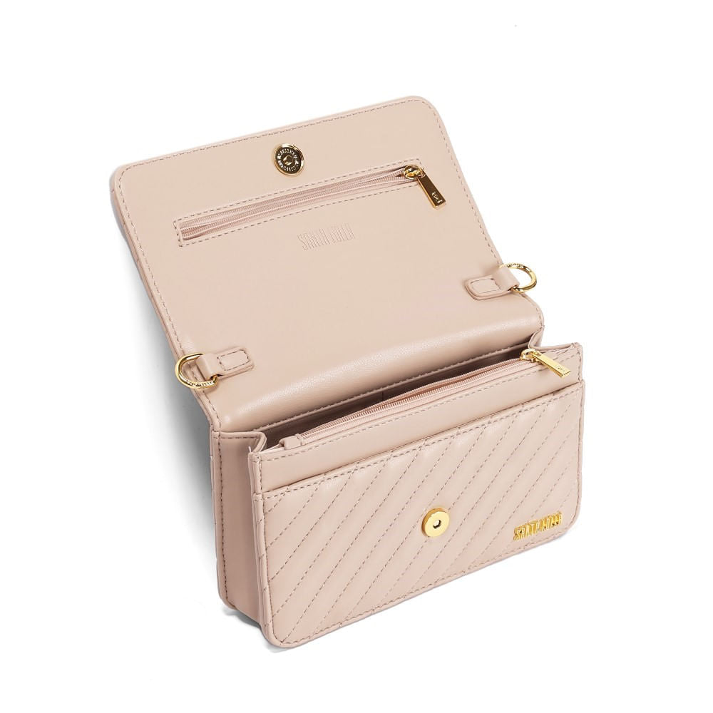 Bolsa Bege Santa Lolla Alça Transversal 