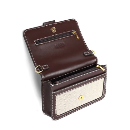 Bolsa Bege Santa Lolla Canvas Alça Dupla 