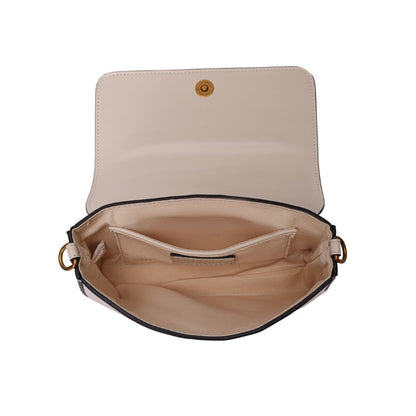 Bolsa Bege Santa Lolla Pequena Alça Transversal