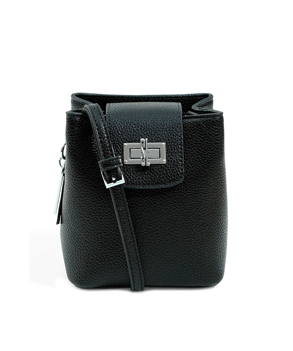 Bolsa Bucket Pequena Santa Lolla Preta