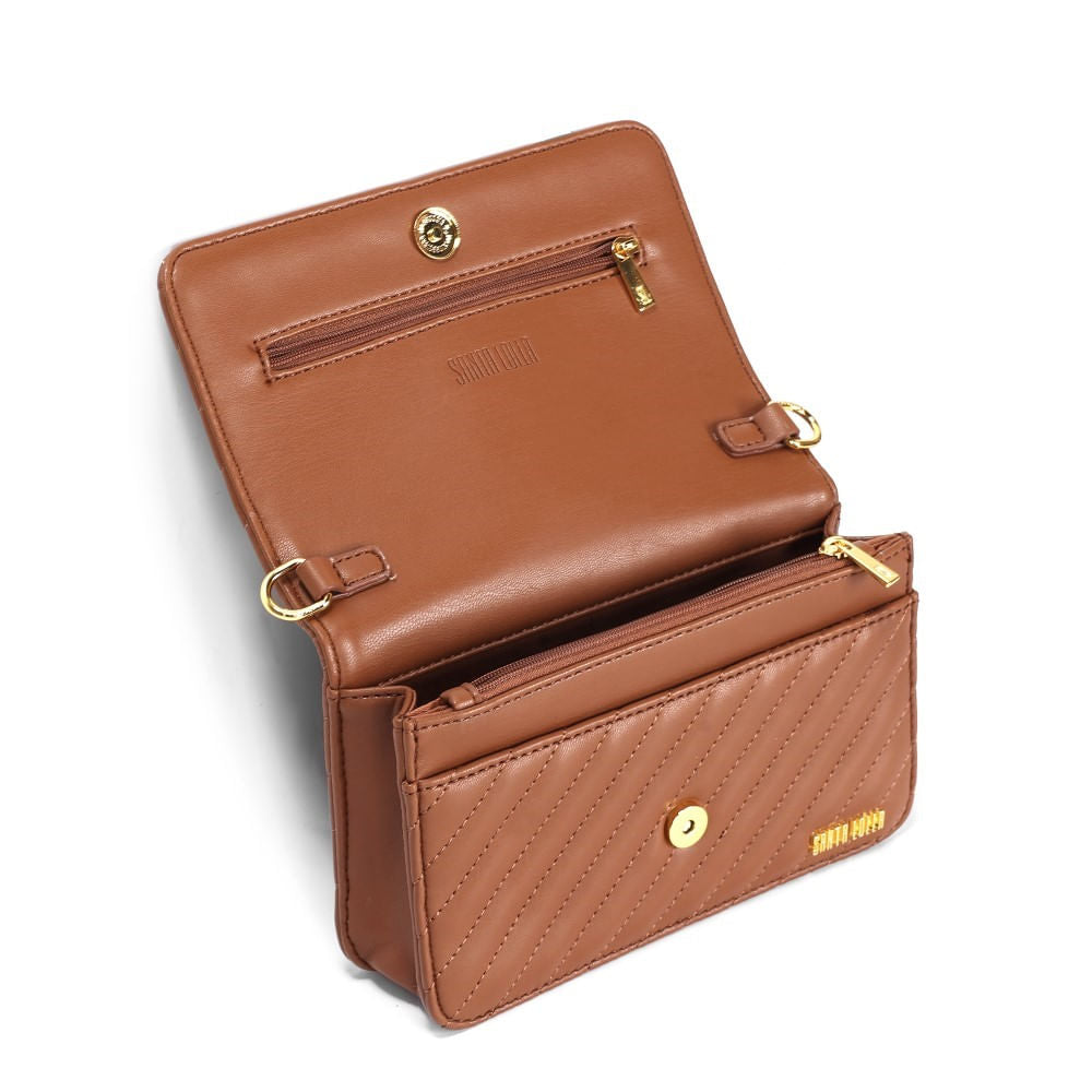 Bolsa Caramelo Santa Lolla Alça Transversal 