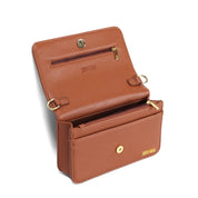 Bolsa Caramelo Santa Lolla Alça Transversal Corrente 