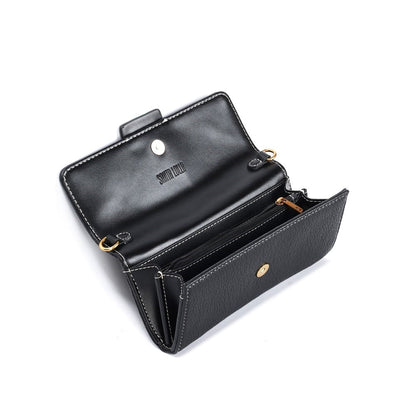 Bolsa Carteira Preta Alça Dupla 