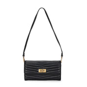 Bolsa Carteira Preto Alça De Ombro Santa Lolla