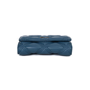 Bolsa Carteira Santa Lolla Azul Alça Transversal