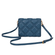 Bolsa Carteira Santa Lolla Azul Alça Transversal