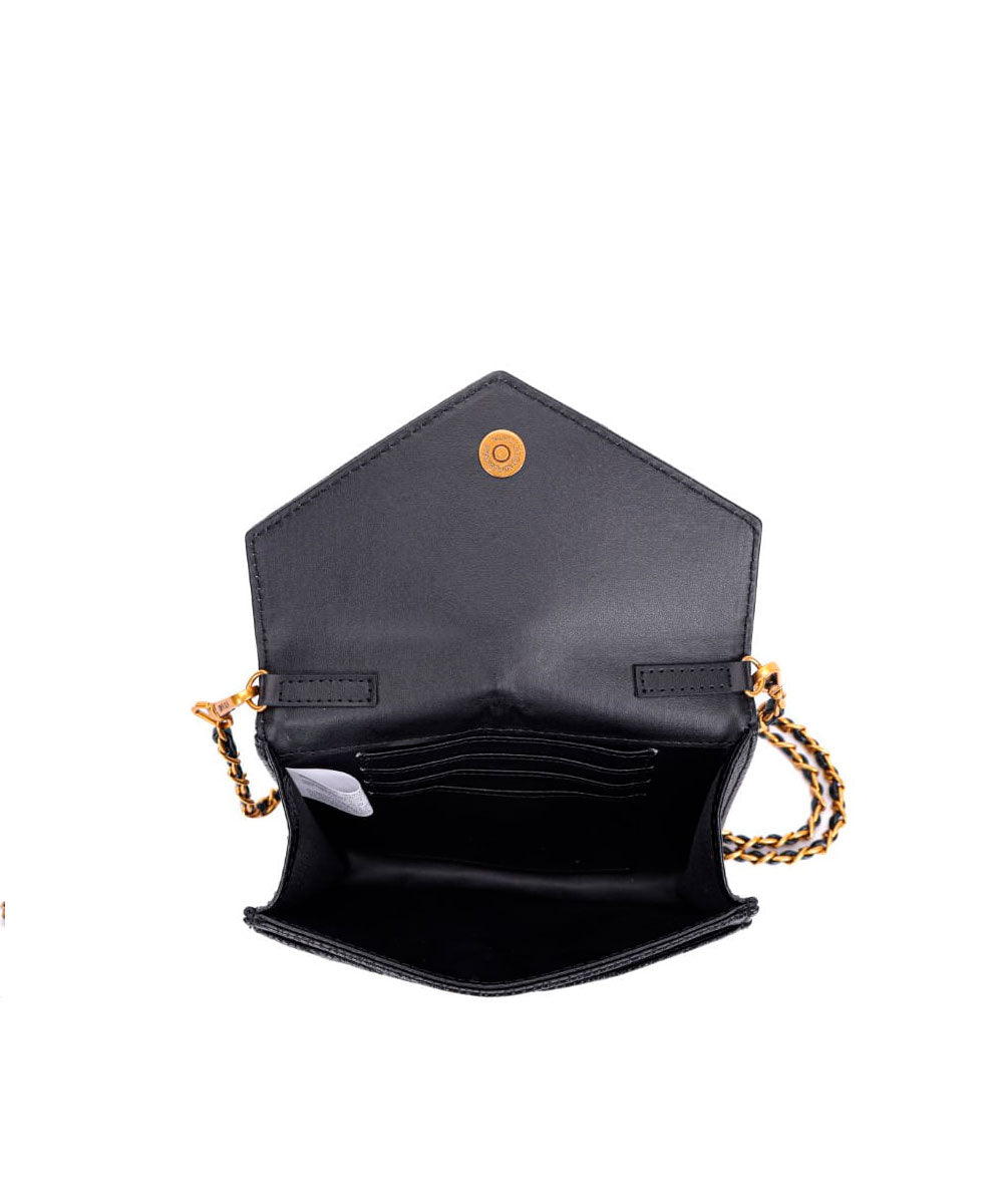 Bolsa Carteira Santa Lolla Matelassê Preta