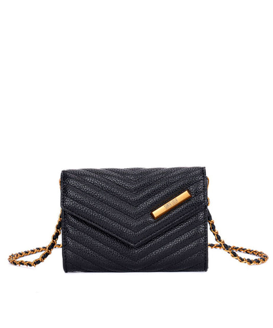 Bolsa Carteira Santa Lolla Matelassê Preta