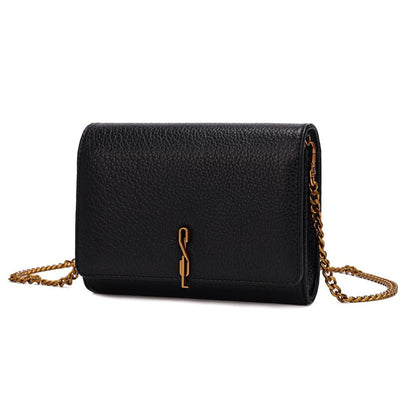 Bolsa Carteira Santa Lolla Preta Alça Transversal