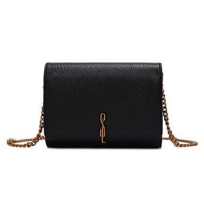 Bolsa Carteira Santa Lolla Preta Alça Transversal