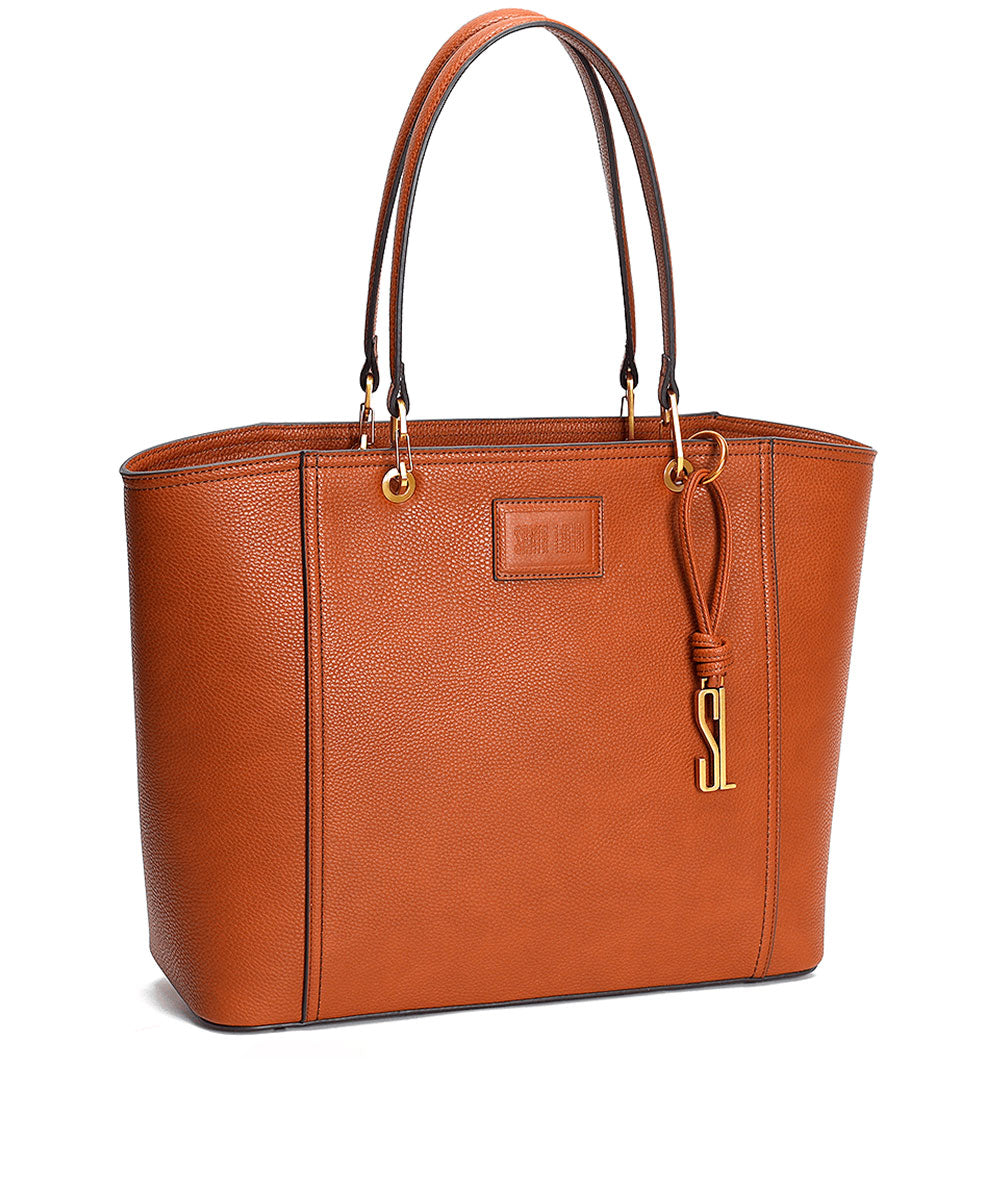 Bolsa Grande Santa Lolla Marrom Cinamon Universitária