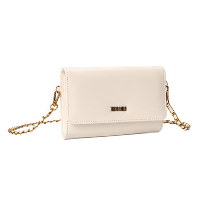 Bolsa Off White Santa Lolla Tiracolo Pequena Alça Correntes