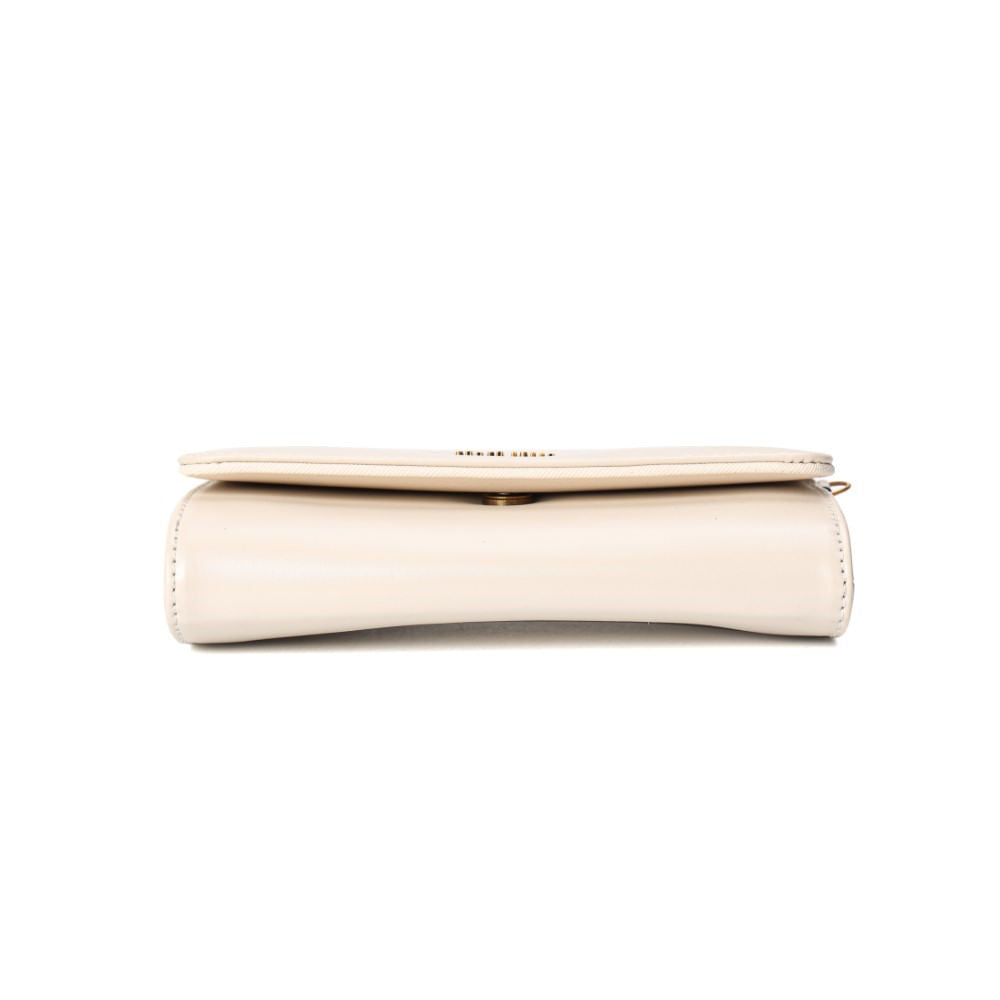 Bolsa Off White Santa Lolla Tiracolo Pequena Alça Correntes