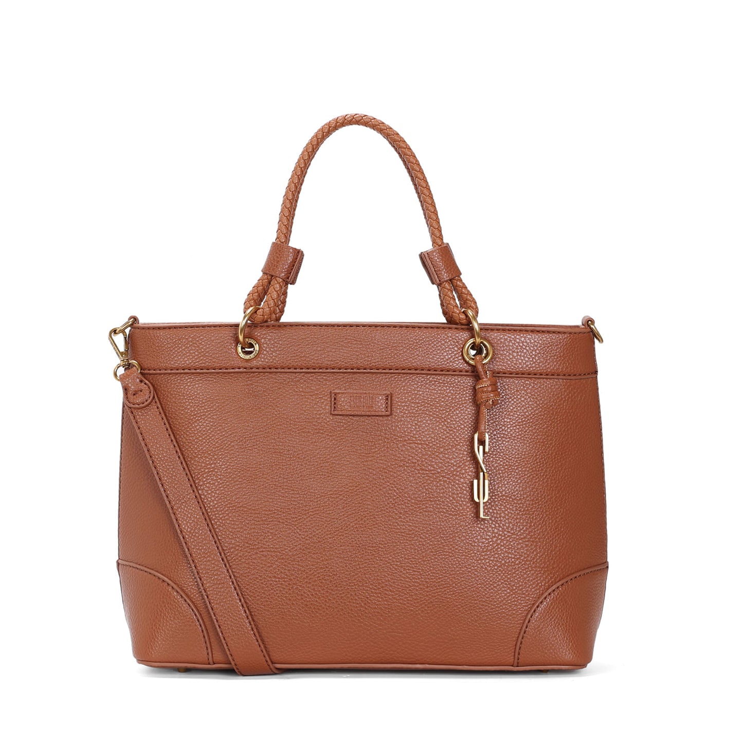 Bolsa Office Santa Lolla Marrom Alça Mão