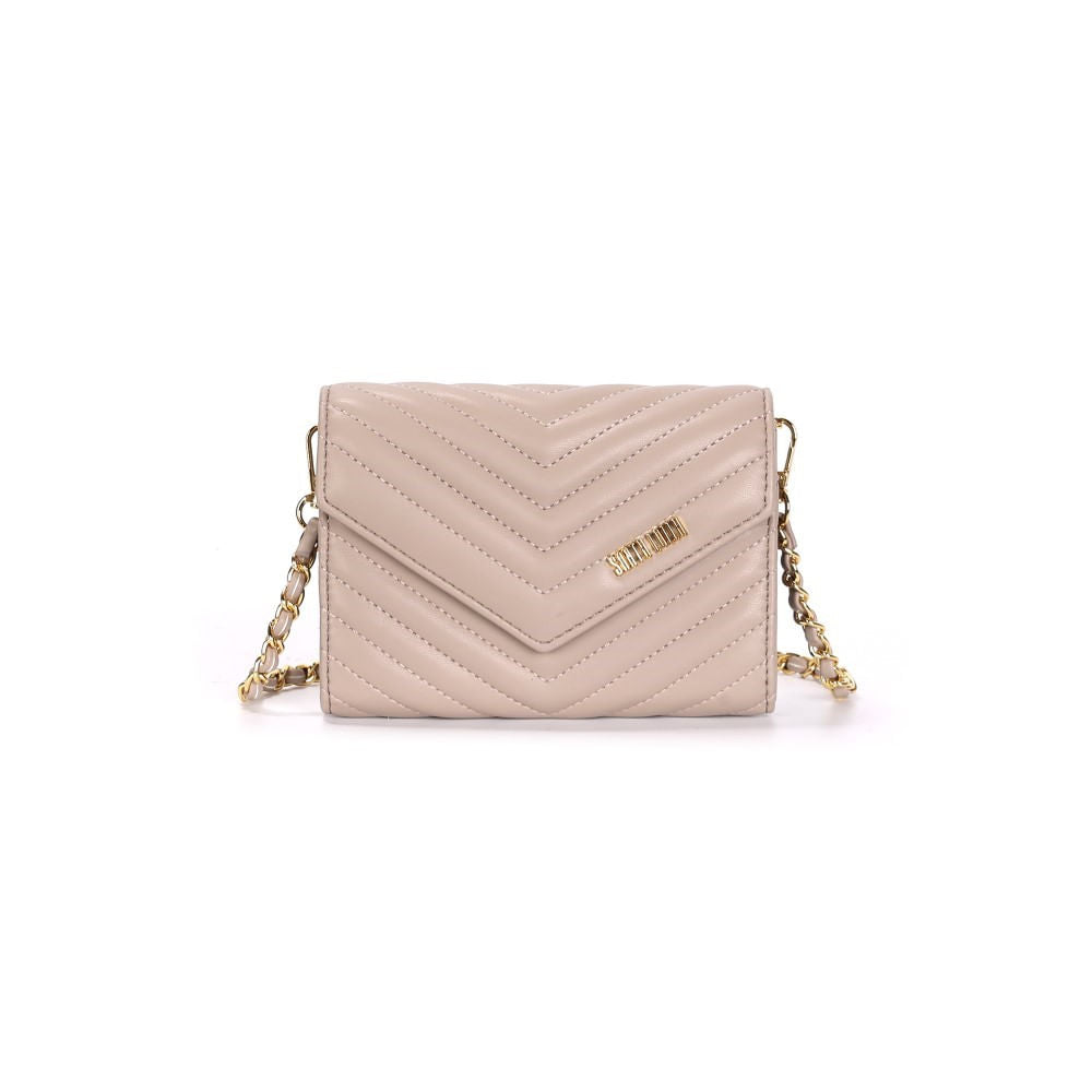 Bolsa Pequena Bege Santa Lolla Alça Transversal 