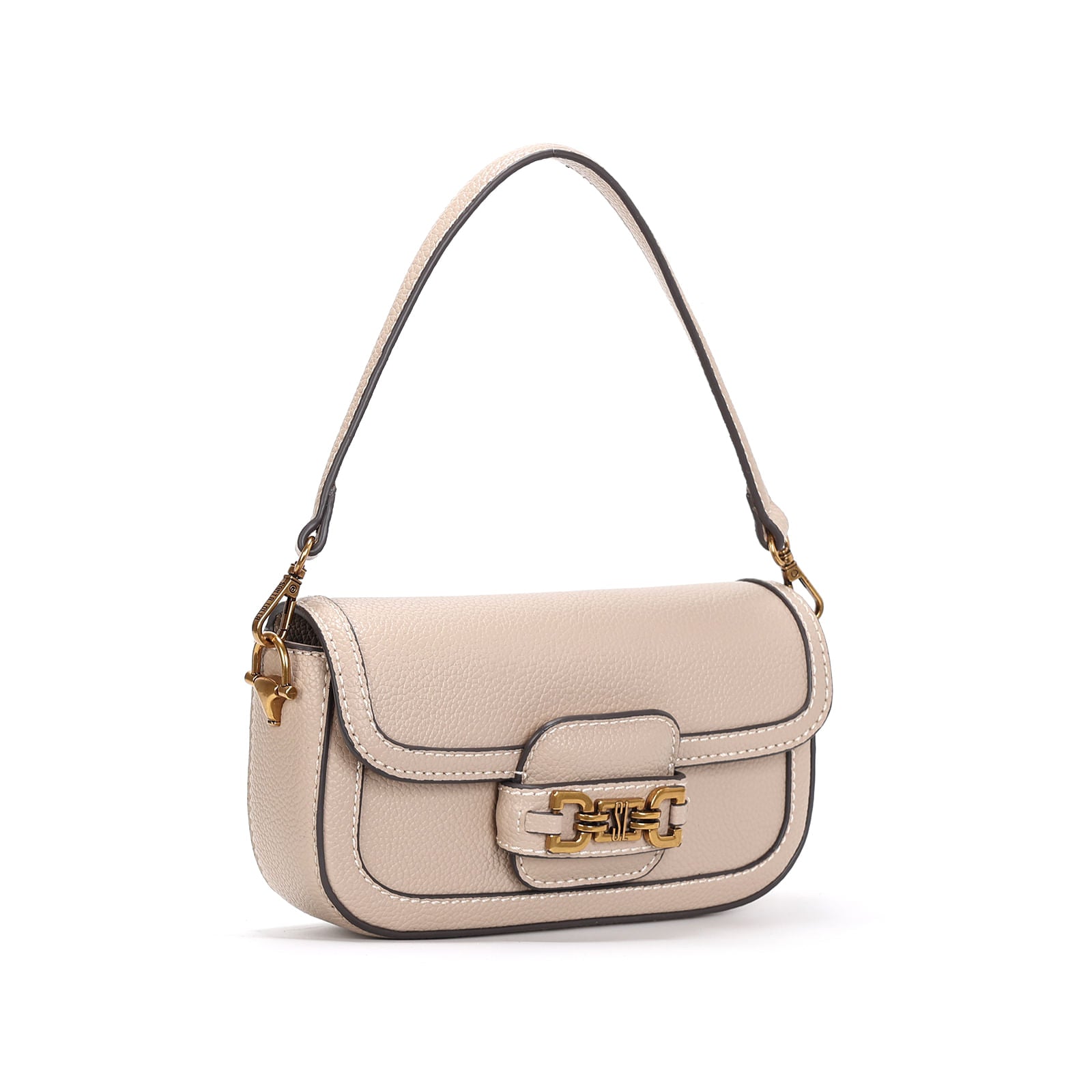 Bolsa Pequena Floater Santa Lolla Preta Duas Alças