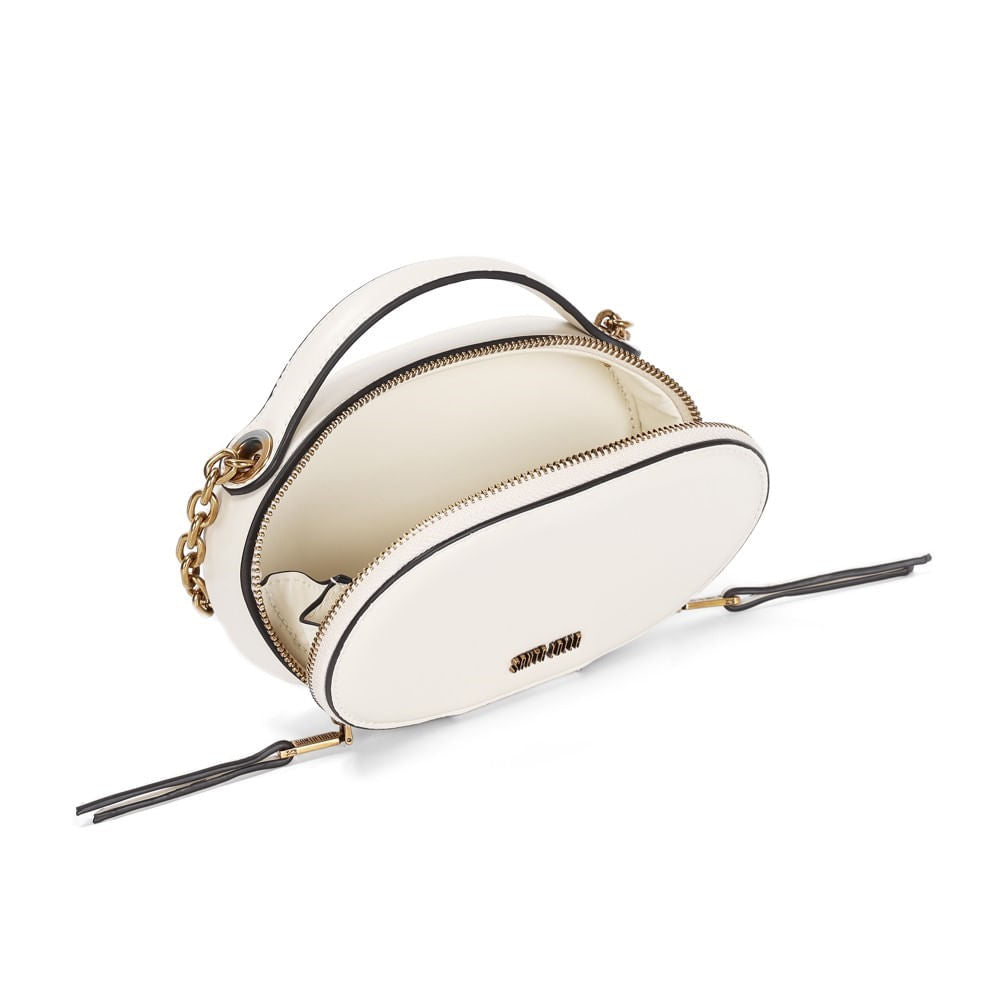 Bolsa Pequena Off White Santa Lolla Alça Dupla 