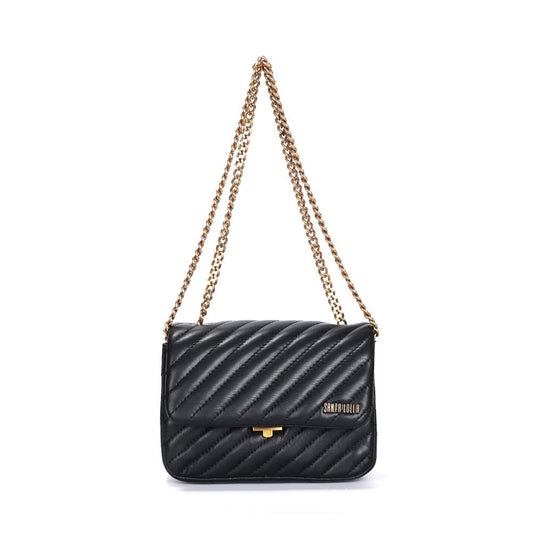 Bolsa Pequena Preta Santa Lolla Alça Corrente 